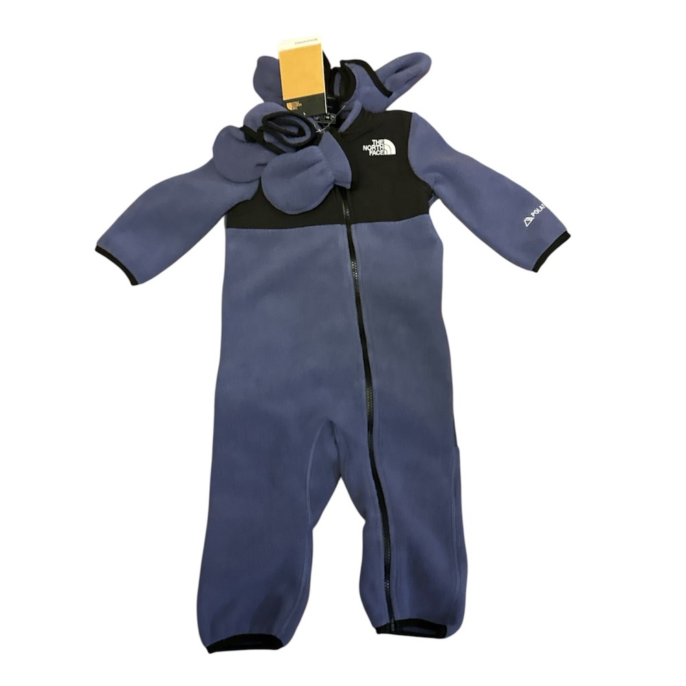 The North Face Infant Snowsuit in Blue and Black